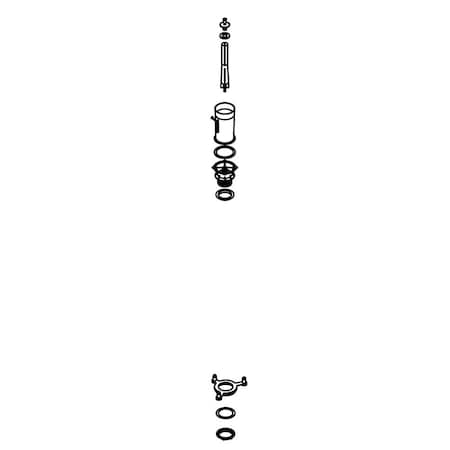 Kohler Flush Valve Kit, 1.0 1364774